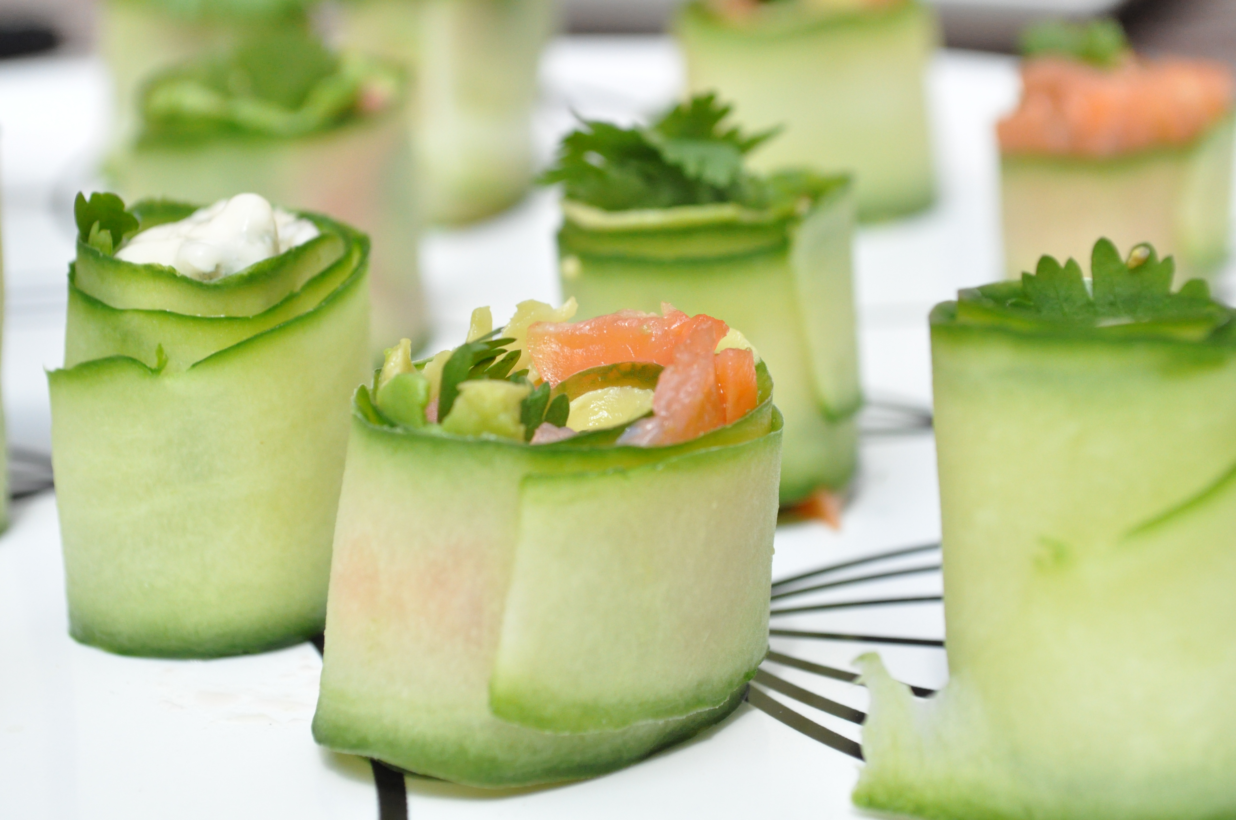 Cucumber roll ups