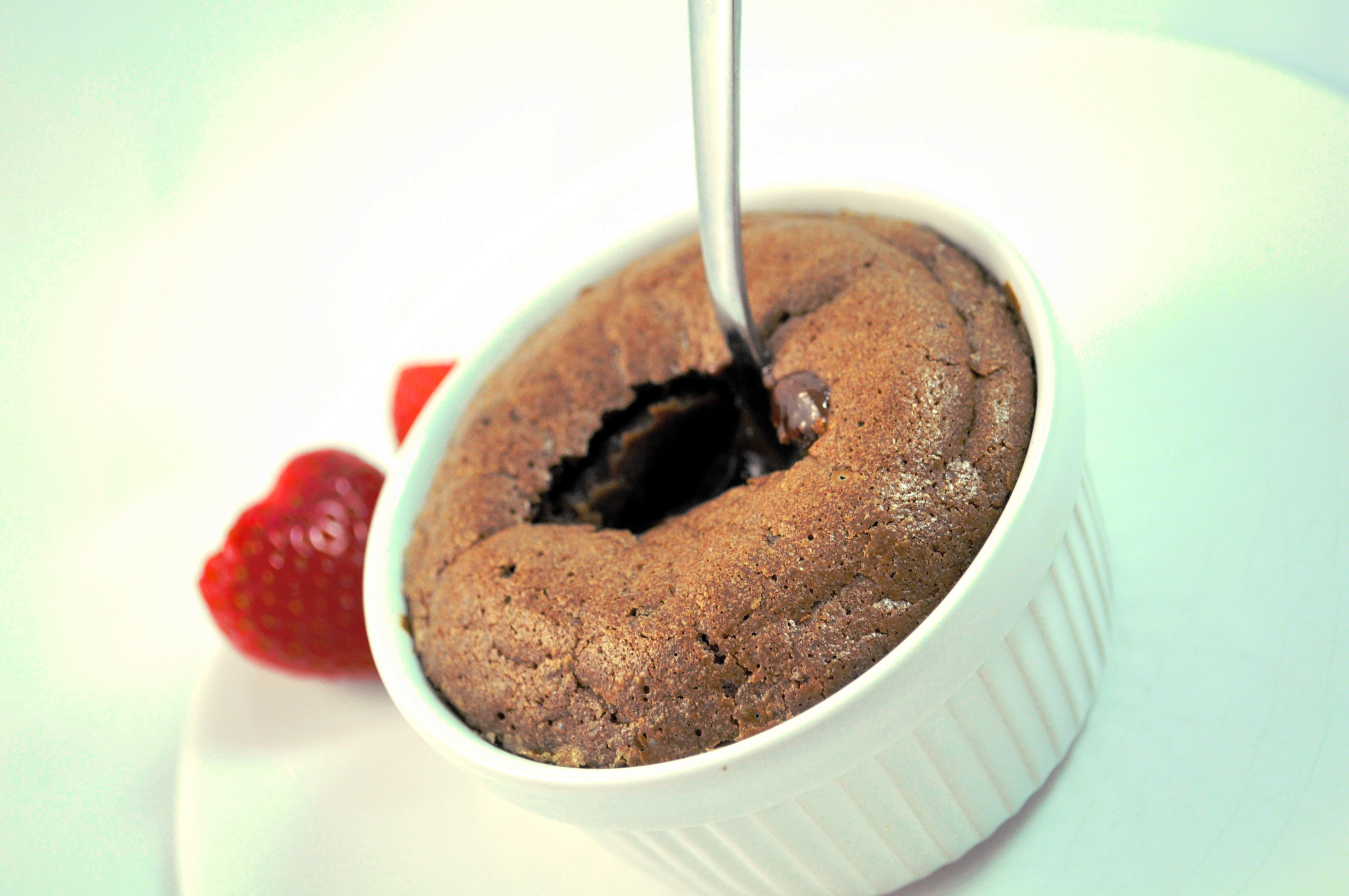 Moelleux au chocolat (chocolate lava cake)