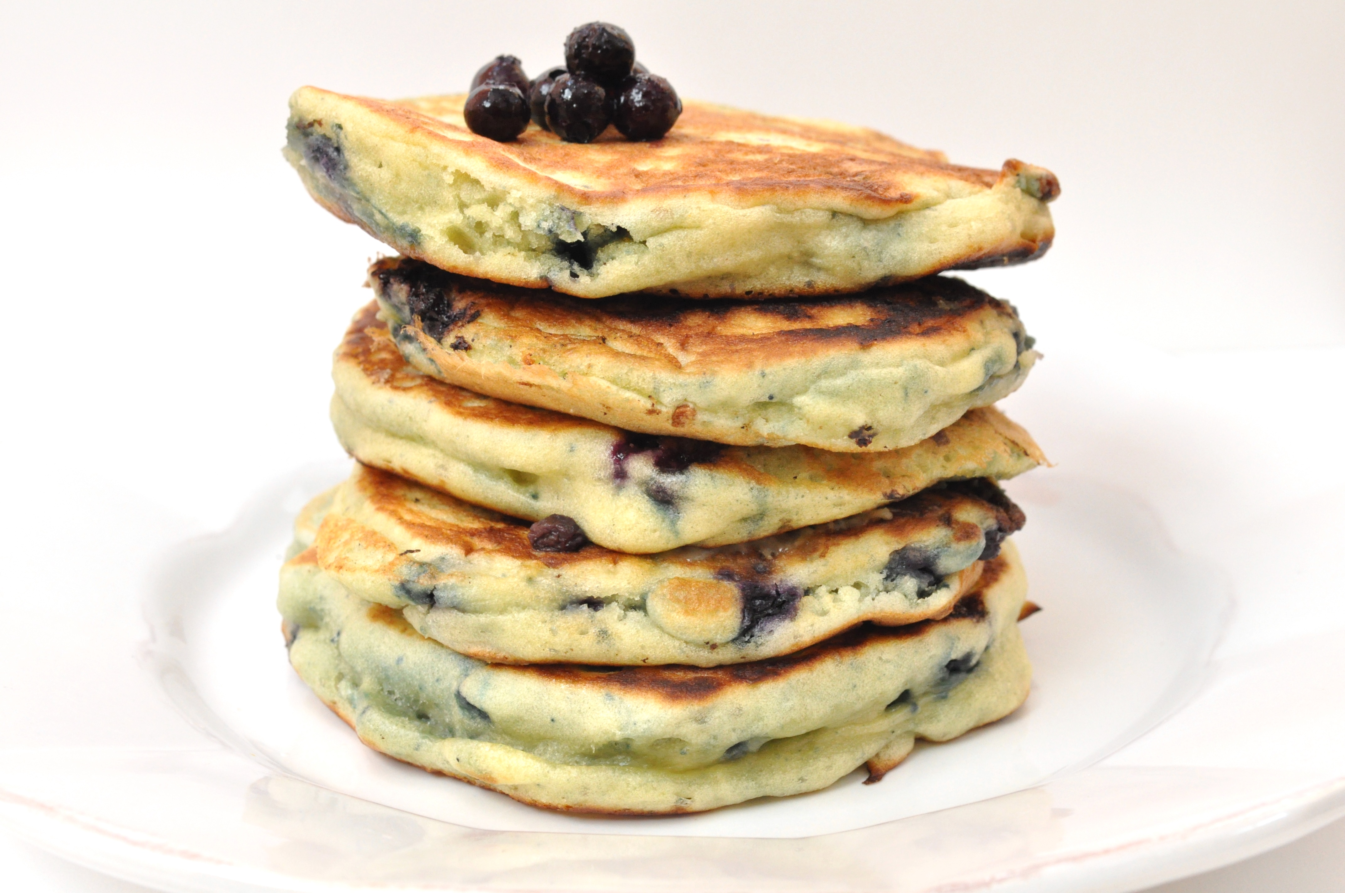 Blueberry pancakes