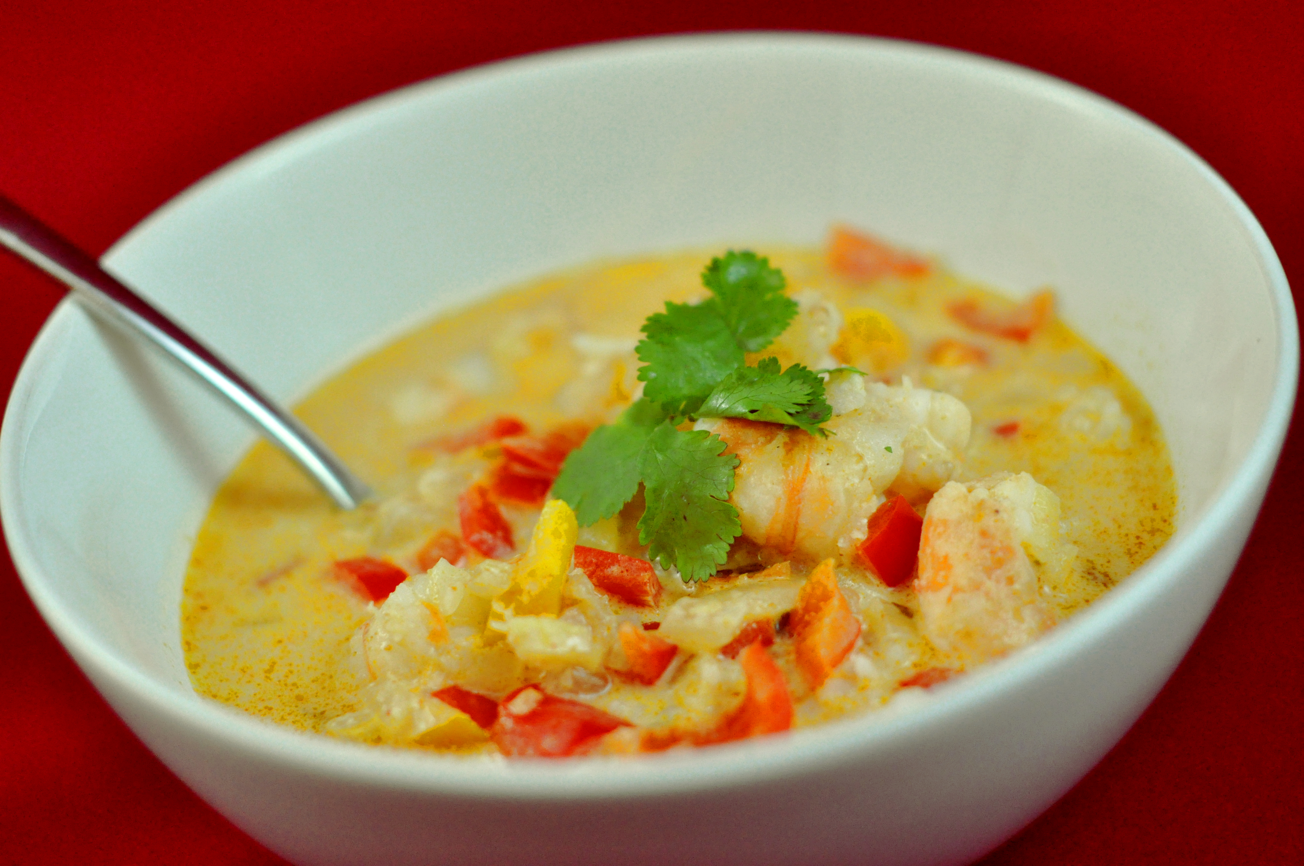 Thai shrimp soup