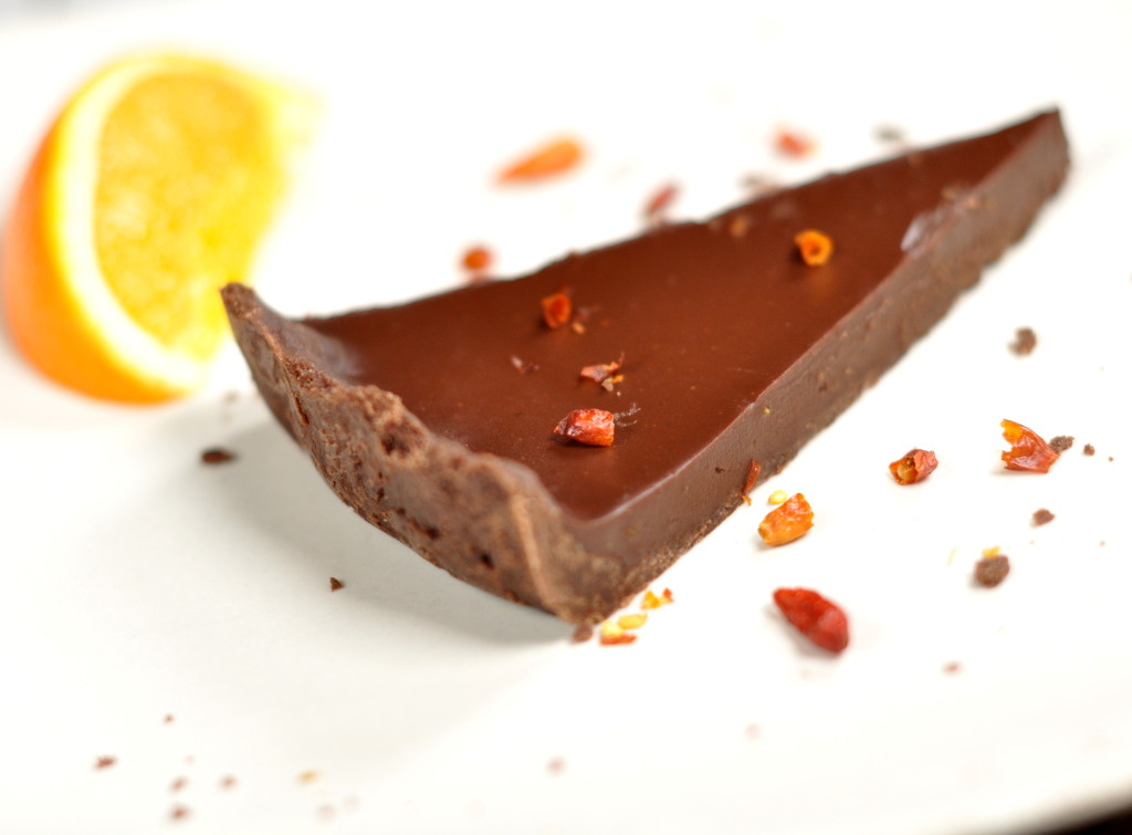Chocolate tart with chili and orange Maya Cooks