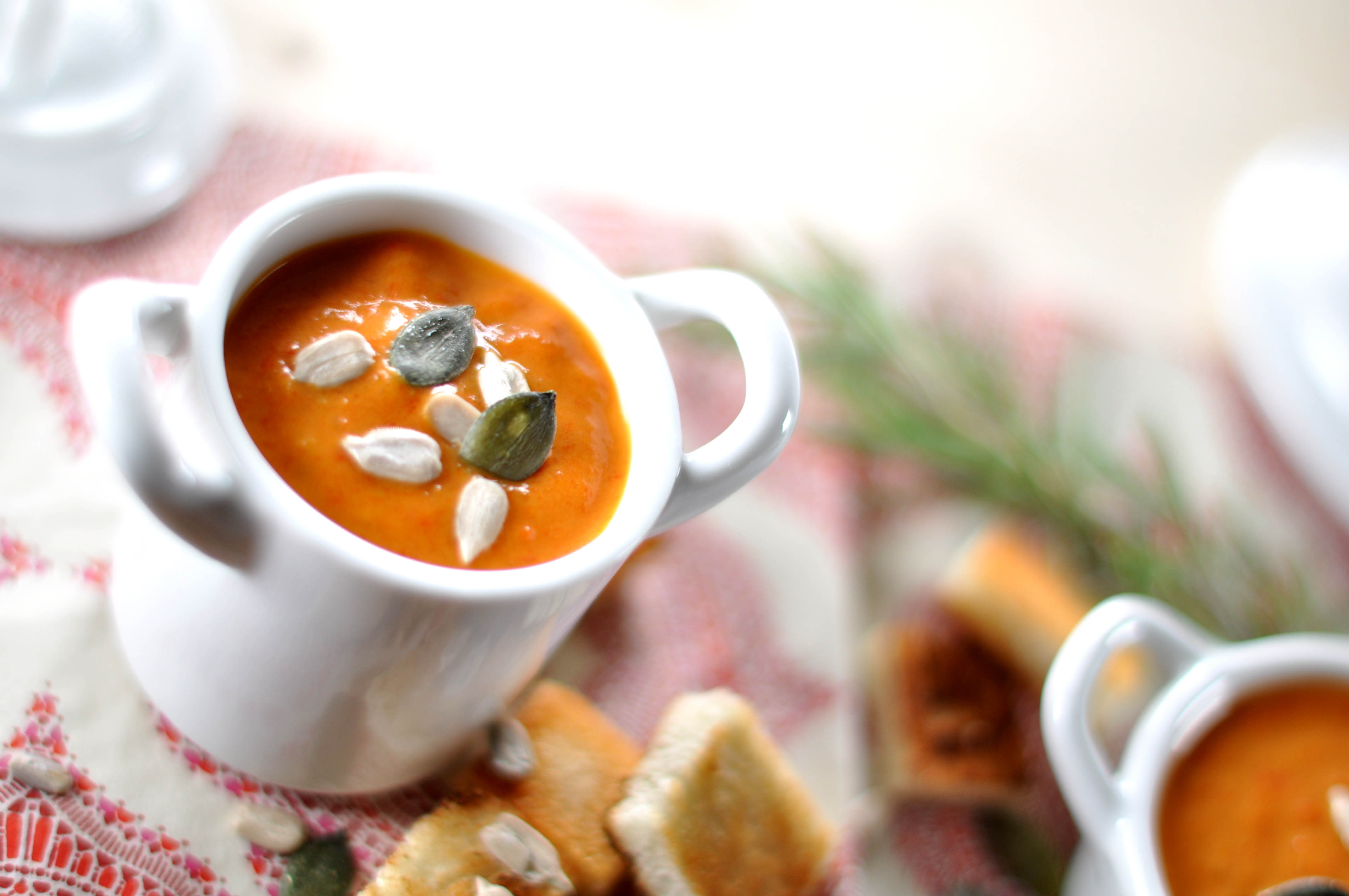 Roasted pepper soup