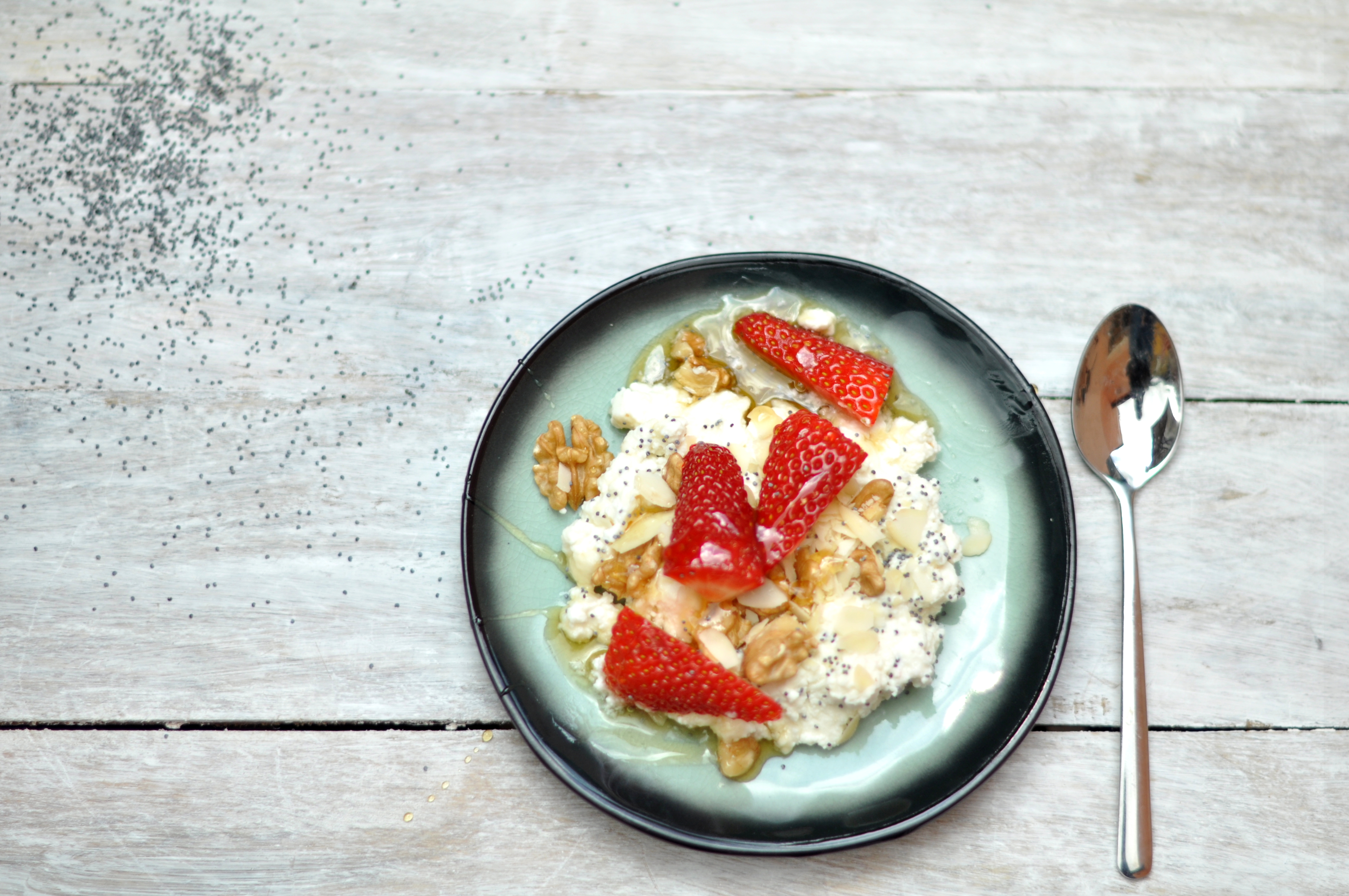 Ricotta with goodies