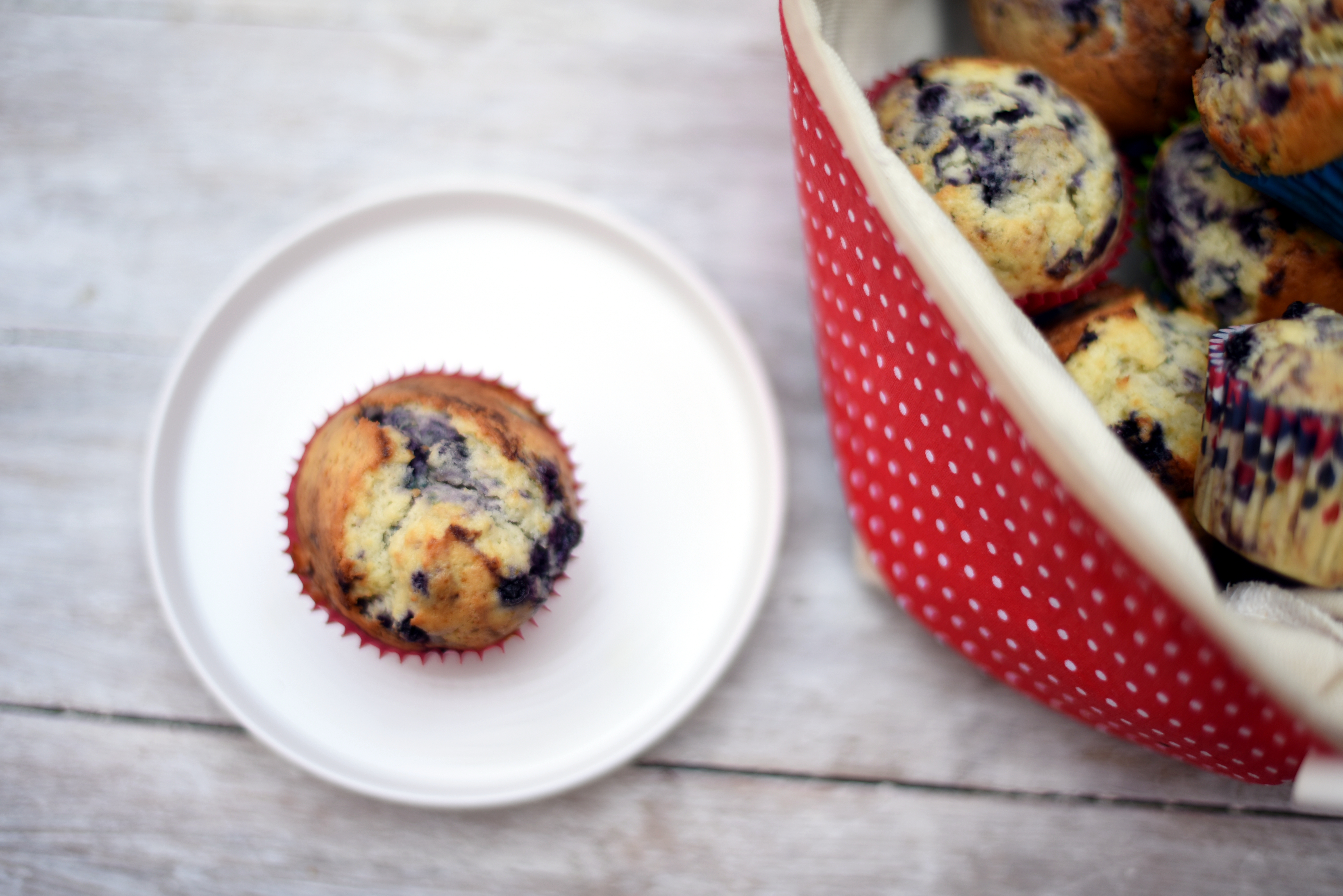 Blueberry muffins