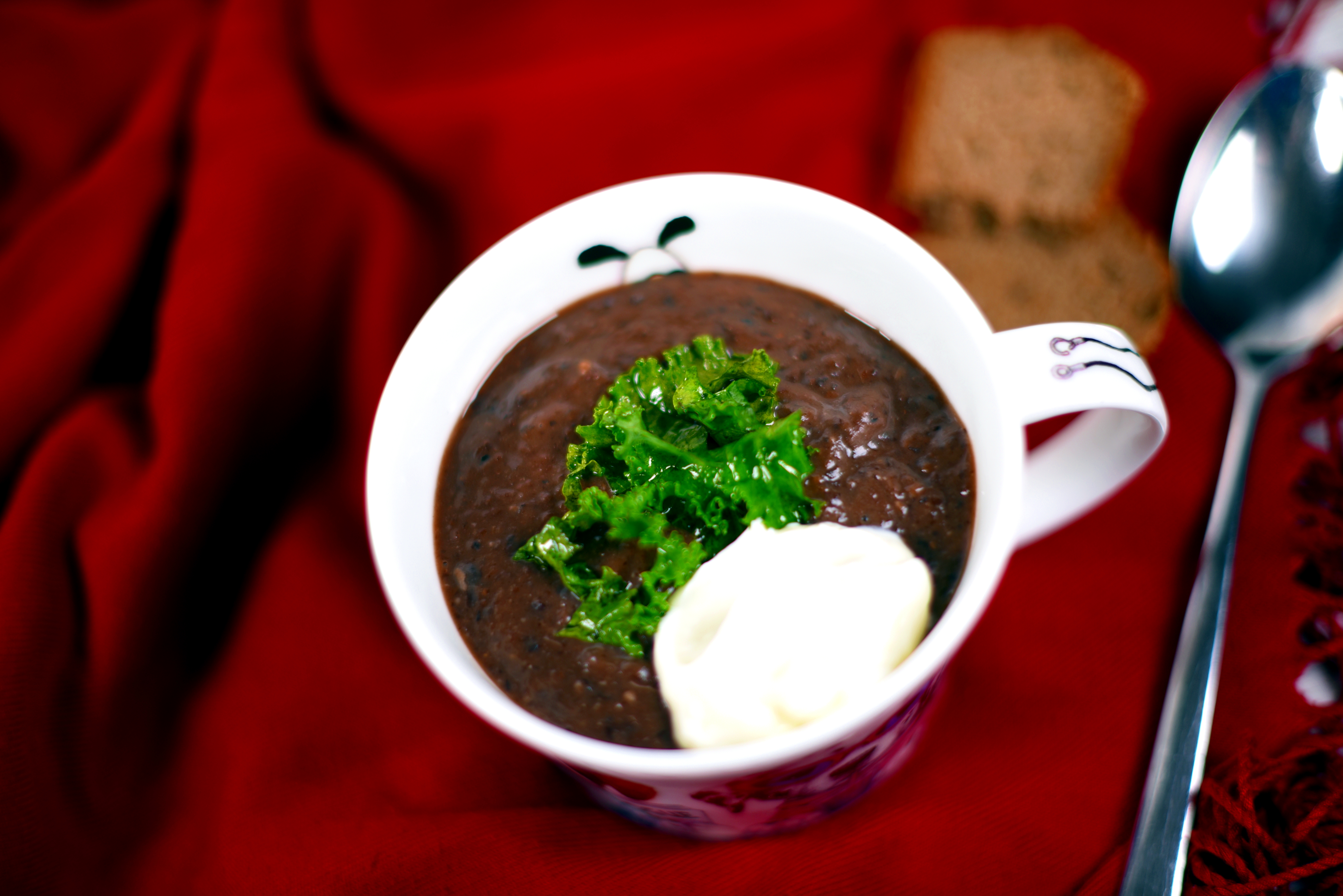 Black bean soup (by Karl)