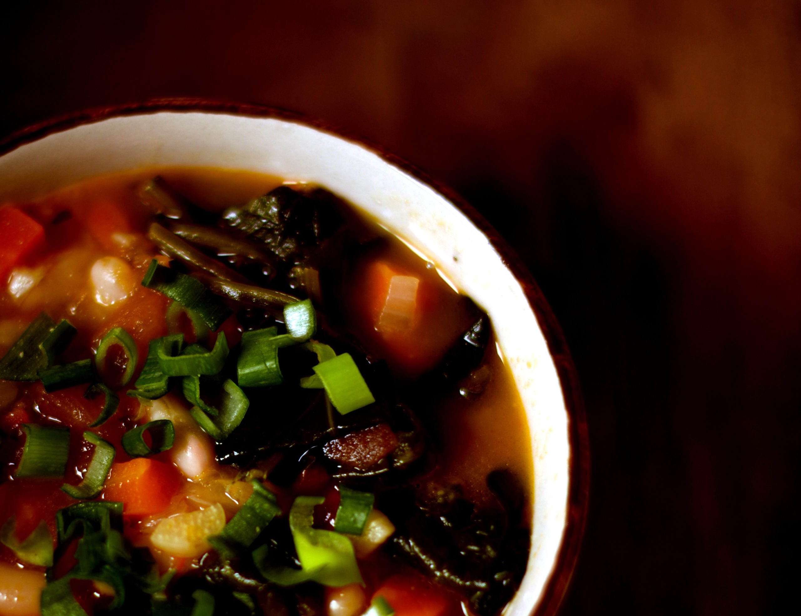 White bean and tomato soup